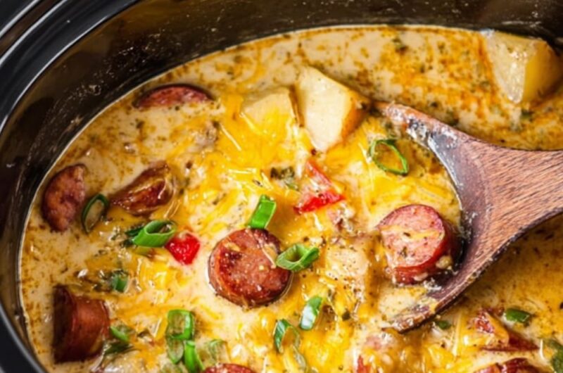 Crock Pot Cajun Potato Soup