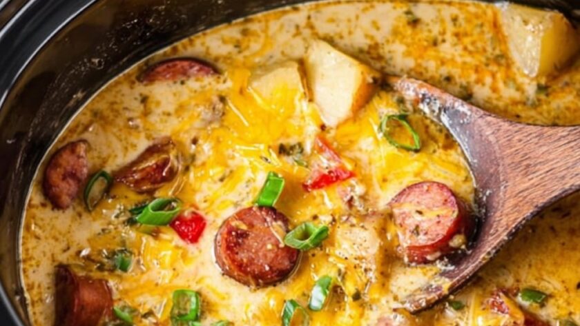 Crock Pot Cajun Potato Soup