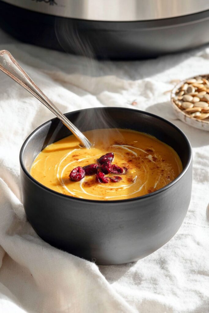 Crock Pot Canned Pumpkin Soup
