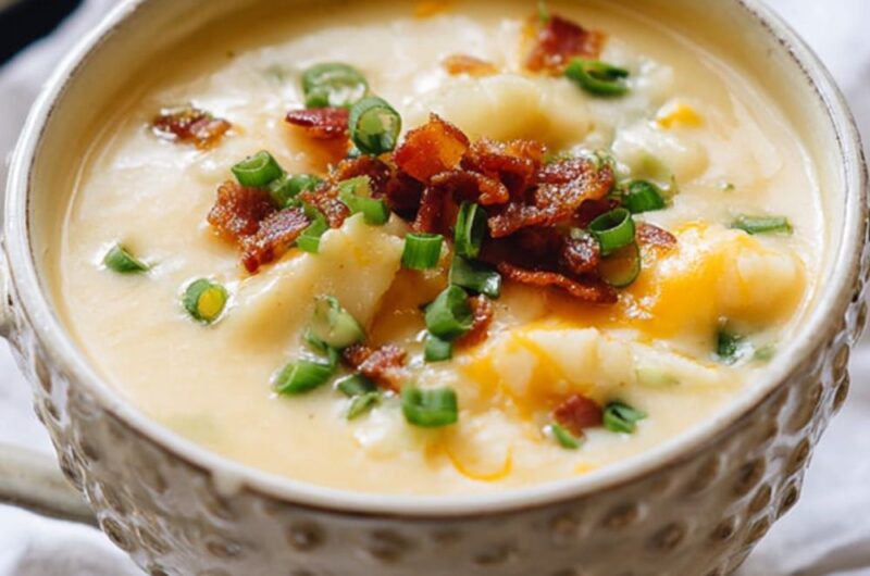 Crock Pot Cheesy Potato Soup
