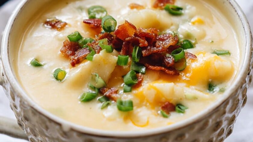 Crock Pot Cheesy Potato Soup