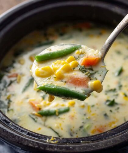 Crock Pot Cream Of Vegetable Soup