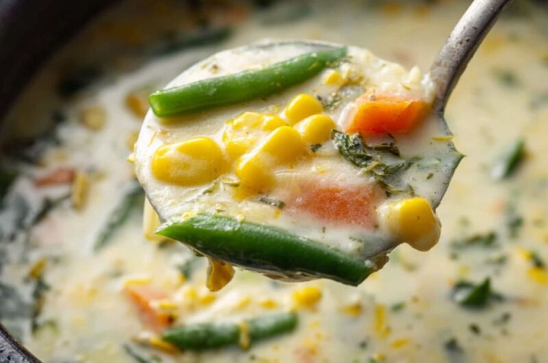 Crock Pot Cream Of Vegetable Soup