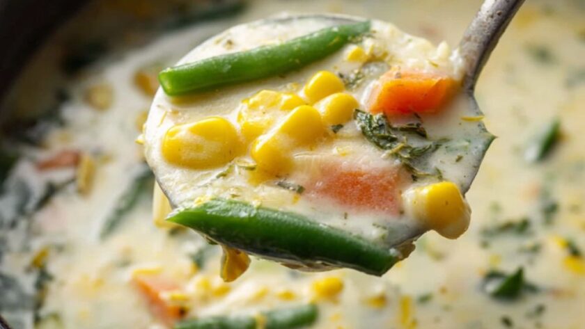 Crock Pot Cream Of Vegetable Soup