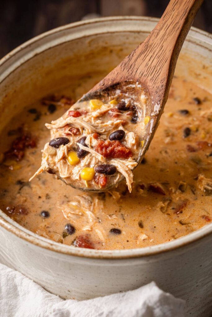 Crock Pot Creamy Enchilada Soup