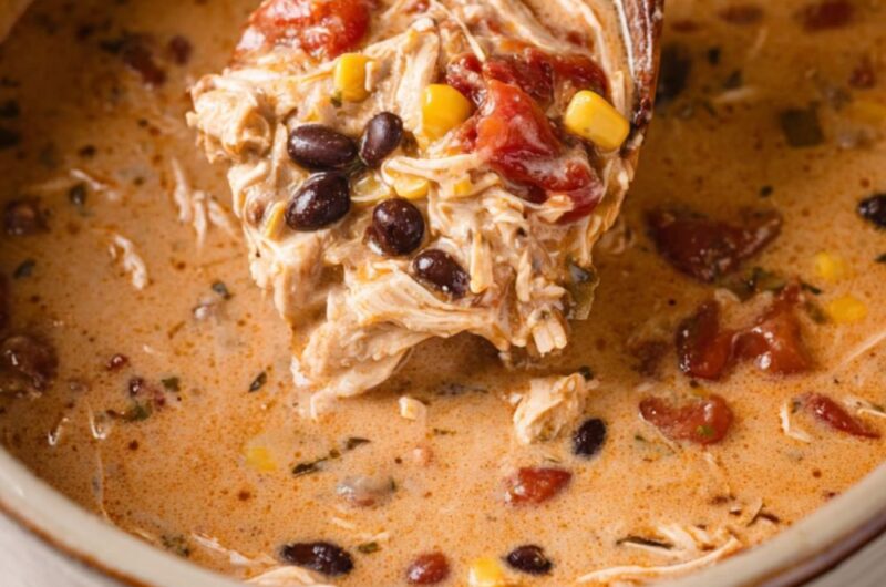 Crock Pot Creamy Enchilada Soup