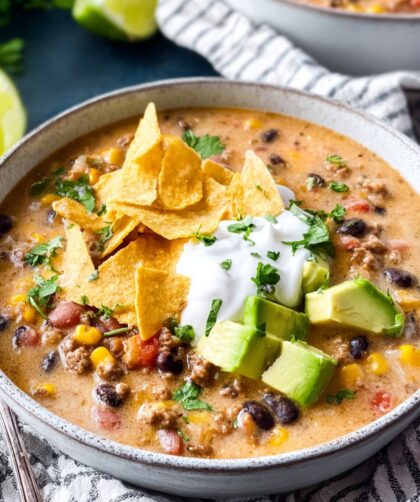 Crock Pot Creamy Taco Soup
