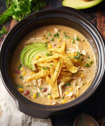 Crock Pot Creamy Tortilla Soup