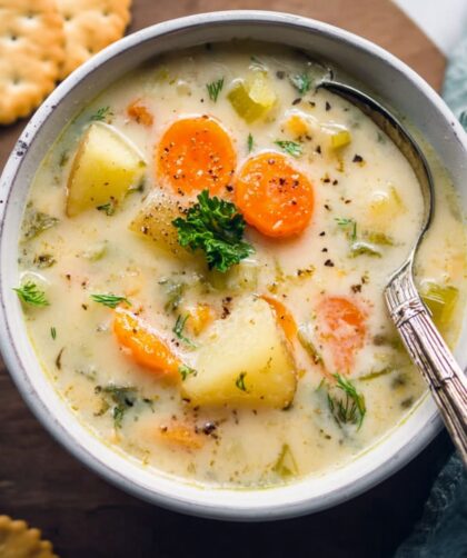 Crock Pot Dill Pickle Soup