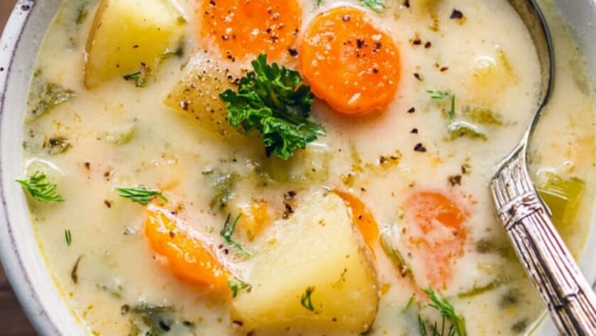 Crock Pot Dill Pickle Soup