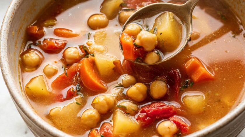 Crock Pot Garbanzo Soup