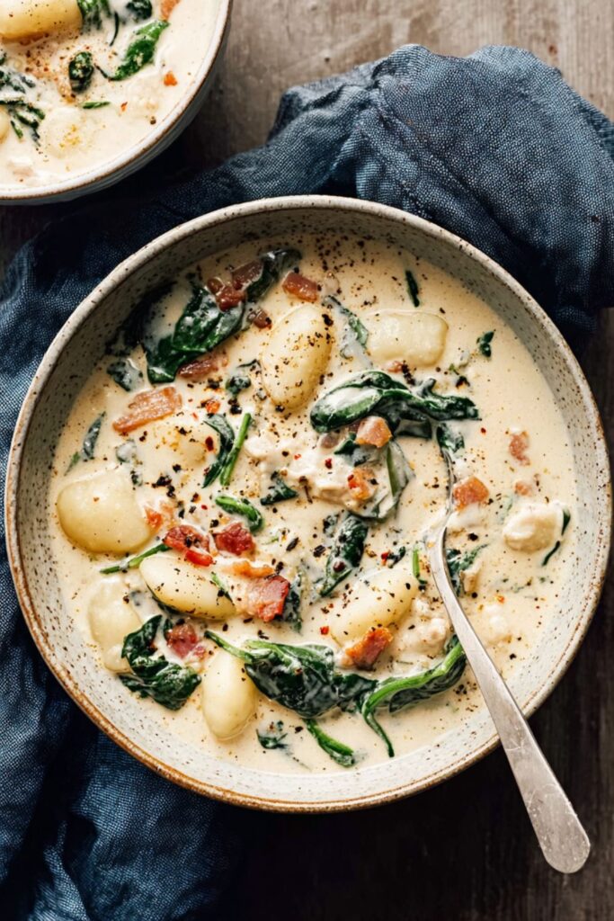 Crock Pot Gnocchi Soup