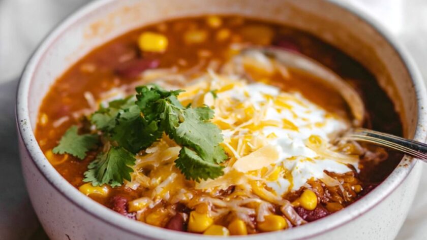 Crock Pot Healthy Taco Soup