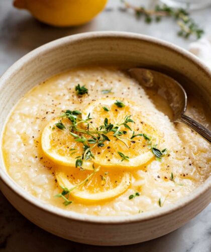 Crock Pot Lemon Rice Soup