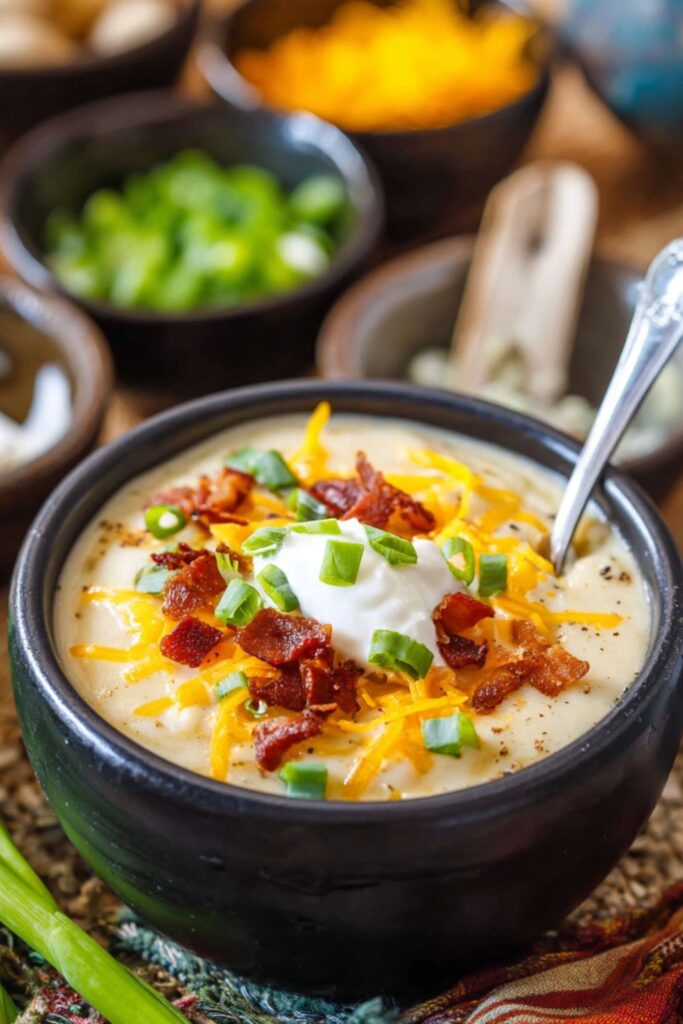Crock Pot Loaded Baked Potato Soup