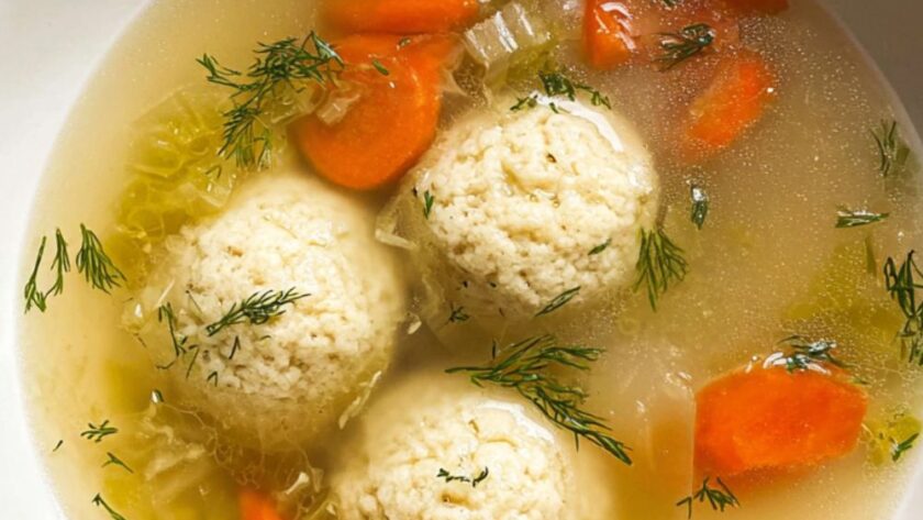 Crock Pot Matzo Ball Soup