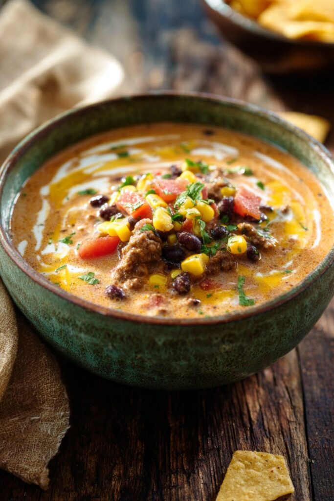 Crock Pot Nacho Soup