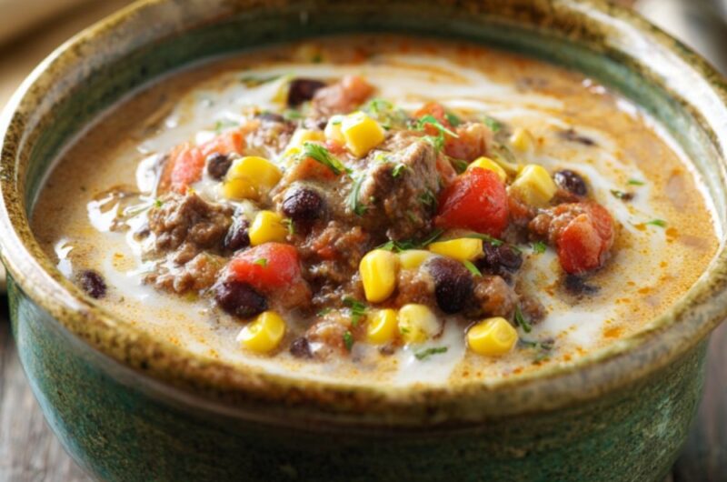 Crock Pot Nacho Soup