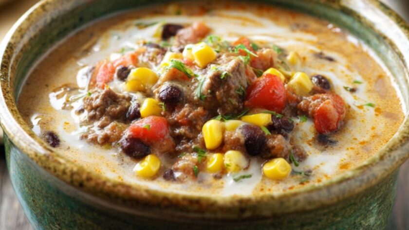 Crock Pot Nacho Soup