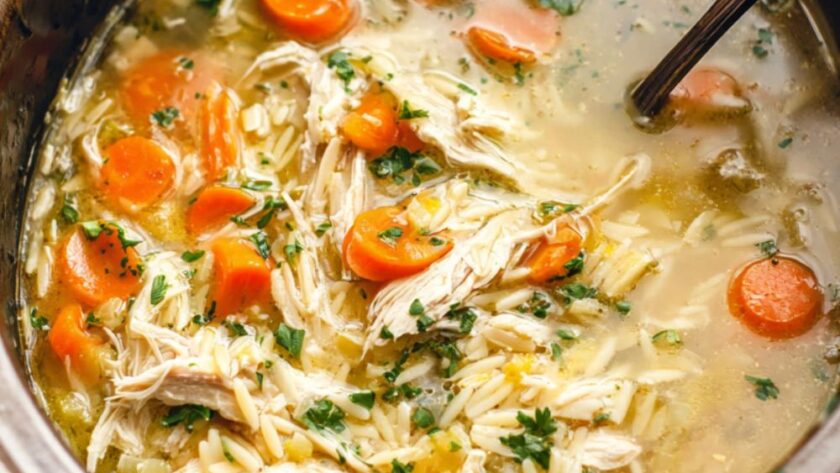 Crock Pot Orzo Soup