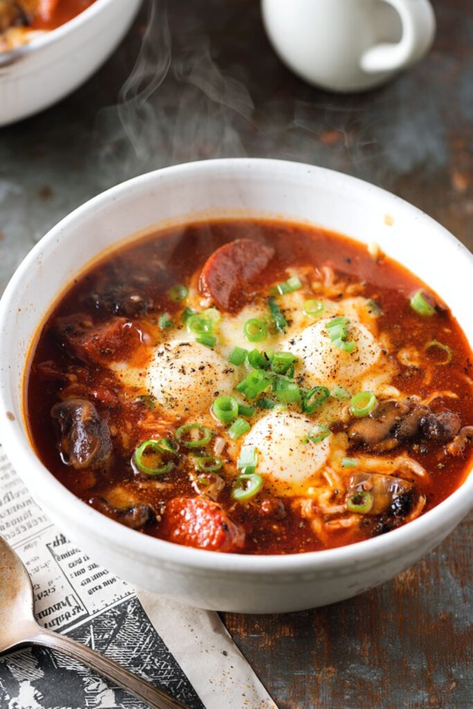 Crock Pot Pizza Soup