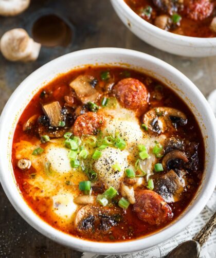 Crock Pot Pizza Soup