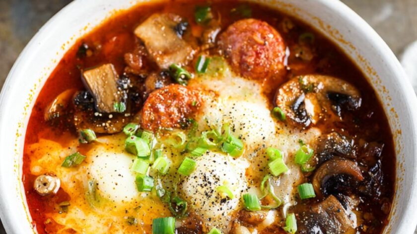Crock Pot Pizza Soup