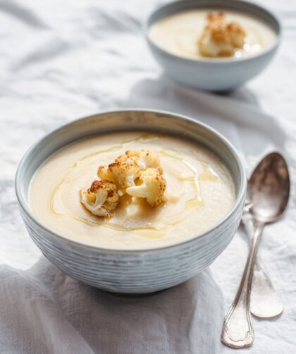 Crock Pot Potato Cauliflower Soup