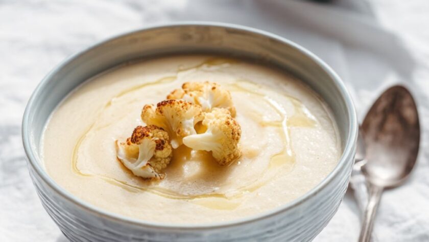 Crock Pot Potato Cauliflower Soup