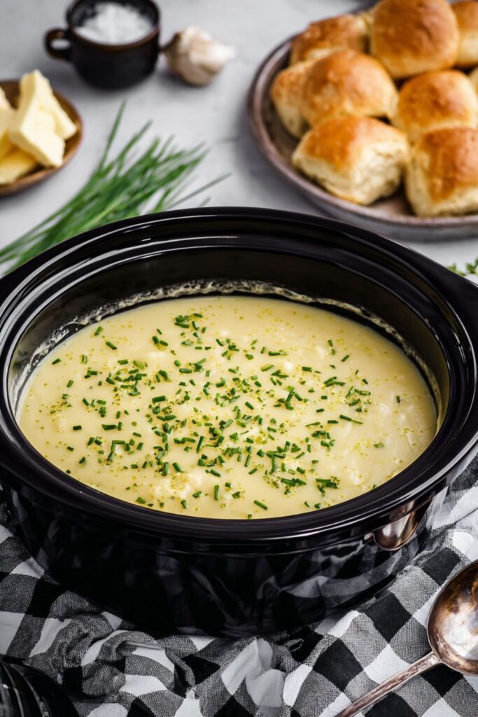 Crock Pot Potato Leek Soup