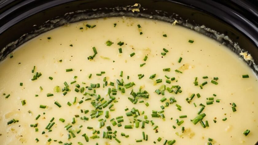 Crock Pot Potato Leek Soup