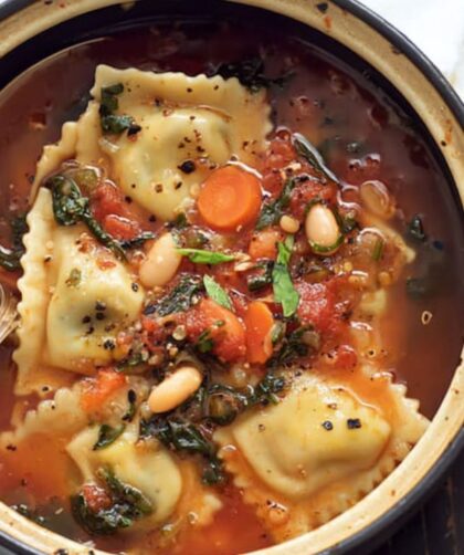 Crock Pot Ravioli Soup