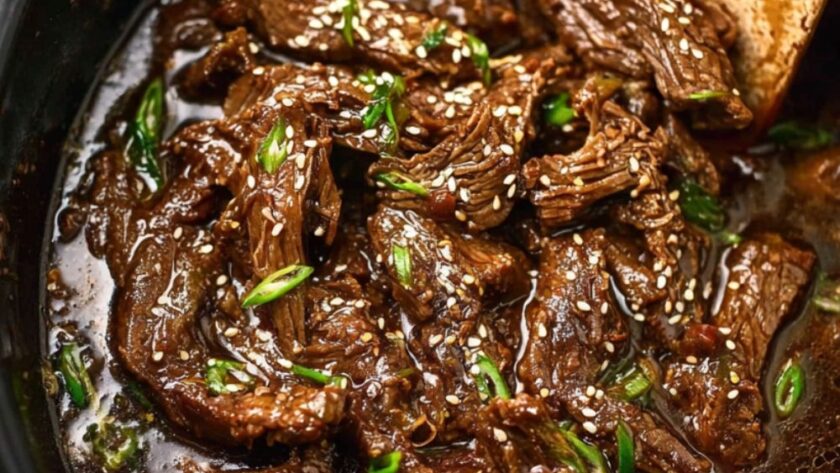 Crock Pot Sesame Beef