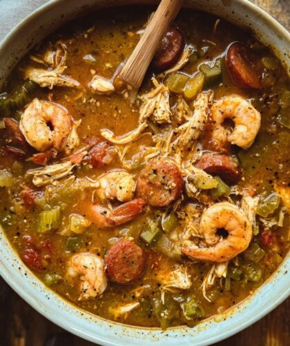 Crock Pot Shrimp Gumbo Soup