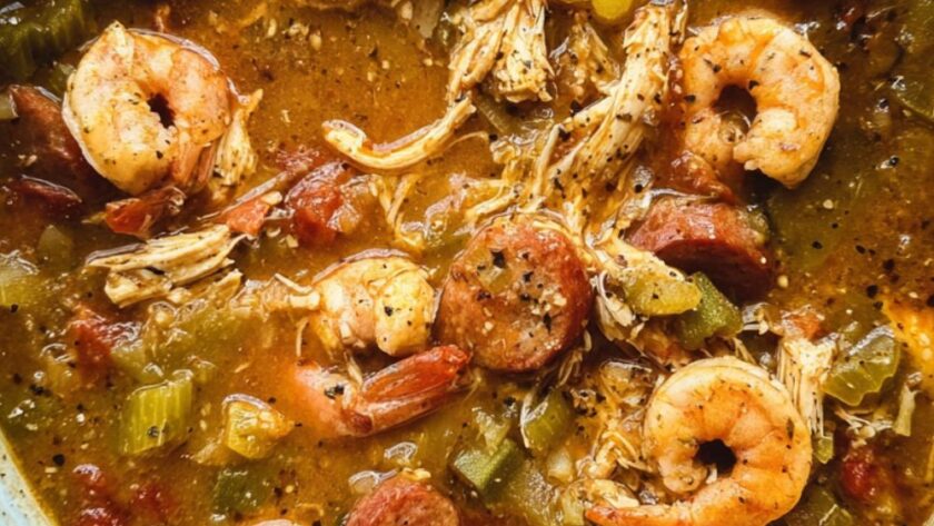 Crock Pot Shrimp Gumbo Soup