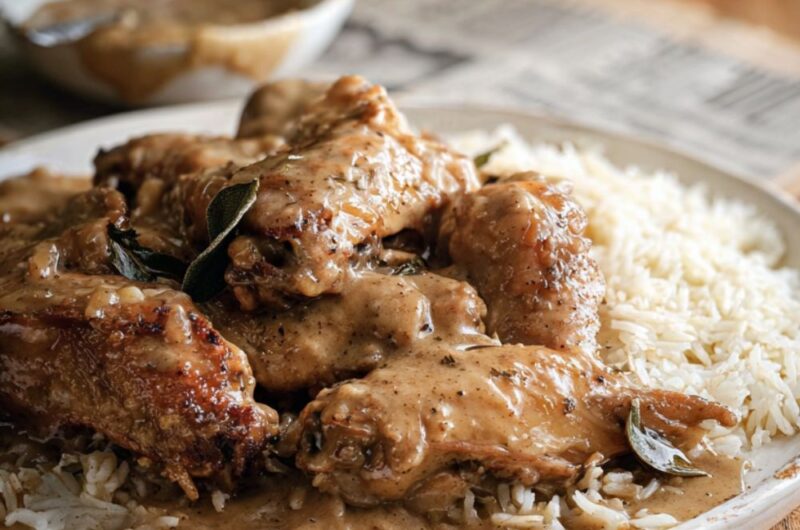 Crock Pot Smothered Turkey Wings