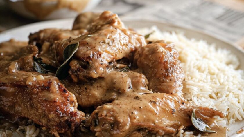 Crock Pot Smothered Turkey Wings