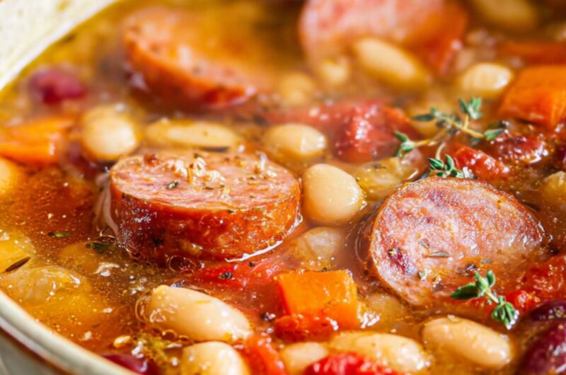 Crock Pot Three Bean Soup