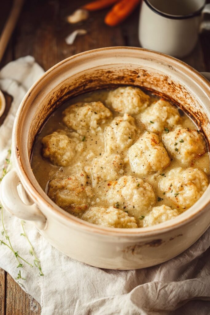 Crock Pot Turkey And Dumplings