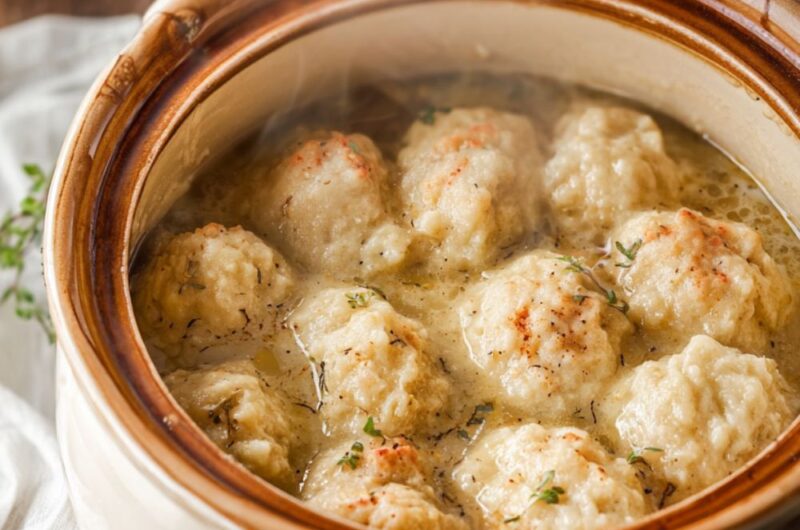 Crock Pot Turkey And Dumplings