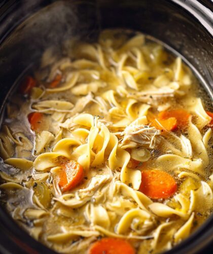Crock Pot Turkey And Noodles