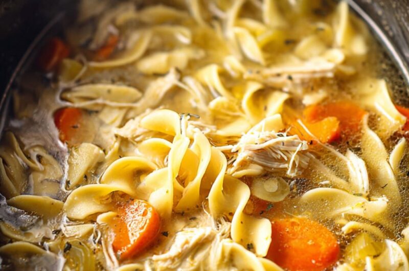 Crock Pot Turkey And Noodles