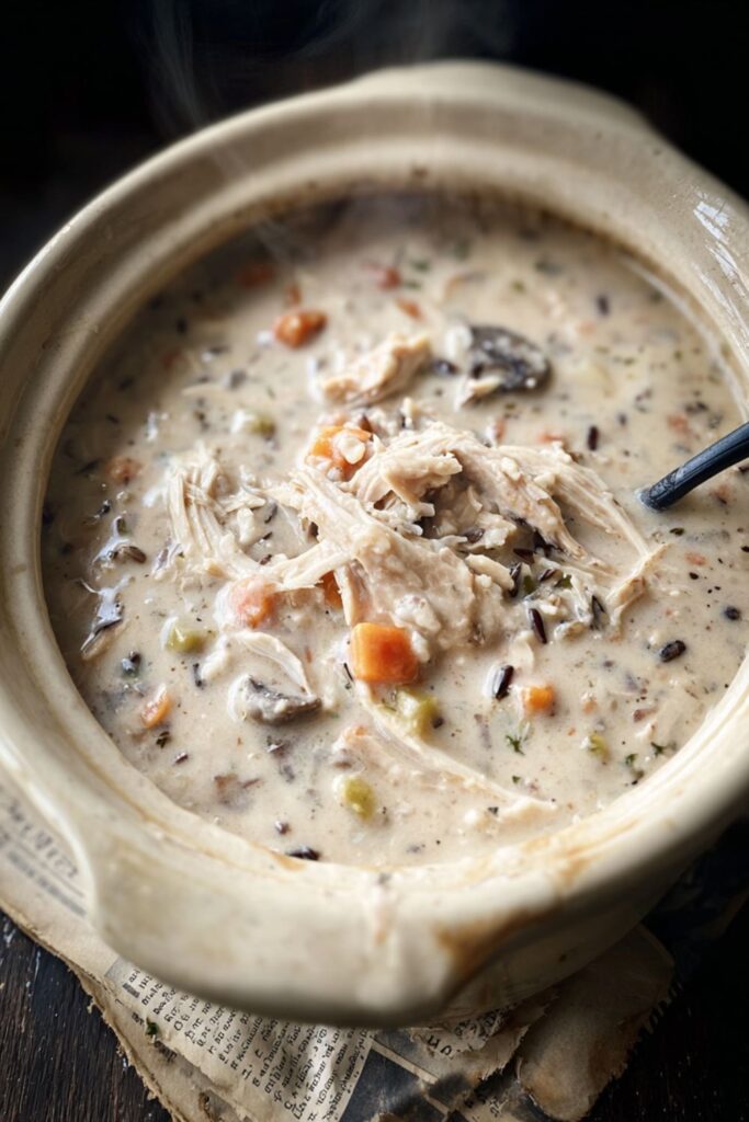 Crock Pot Turkey And Wild Rice Soup