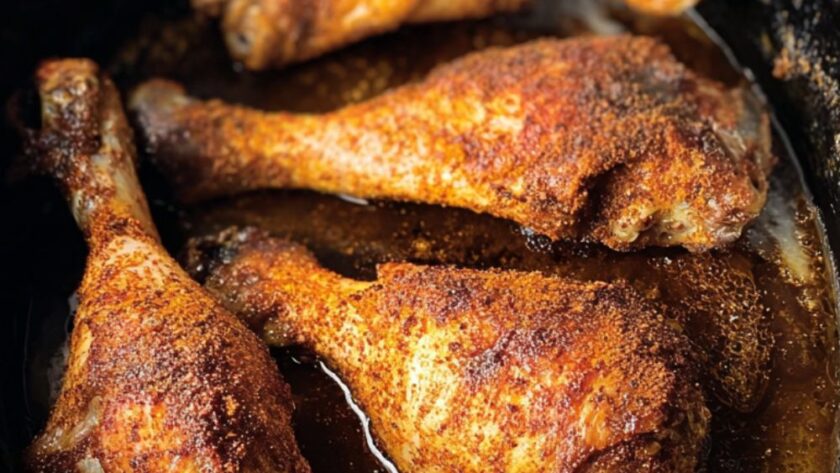 Crock Pot Turkey Legs