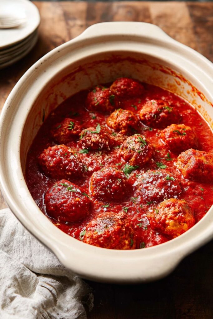 Crock Pot Turkey Meatballs
