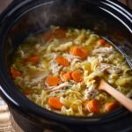 Crock Pot Turkey Noodle Soupb