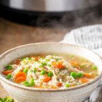 Crock Pot Turkey Rice Soup