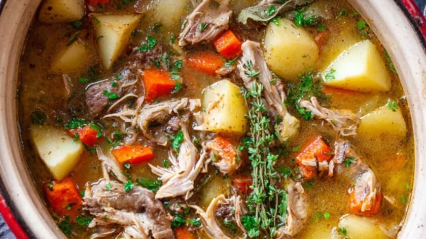 Crock Pot Turkey Stew Recipe
