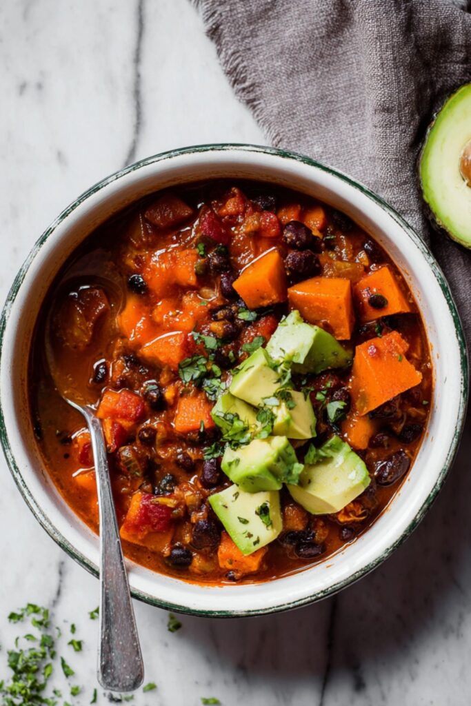 Crock Pot Turkey Sweet Potato Chili Recipe