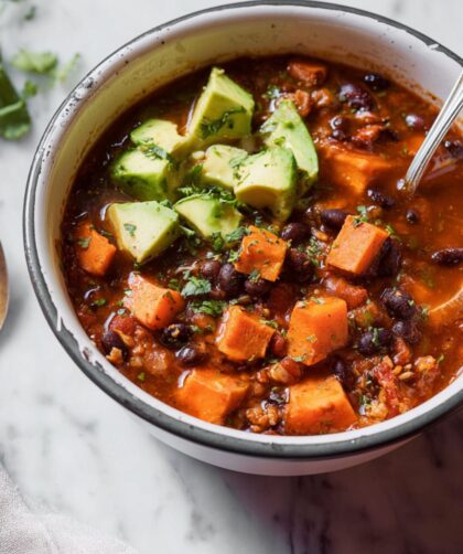 Crock Pot Turkey Sweet Potato Chili Recipe